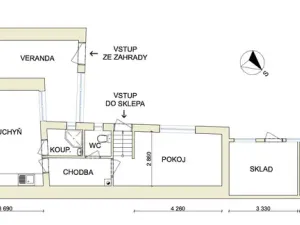 Prodej rodinného domu, Vyškov - Nouzka, Brněnská, 84 m2