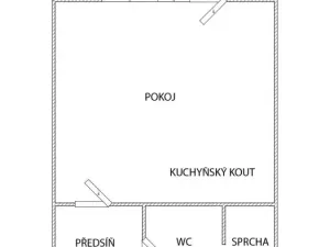 Prodej bytu 1+kk, Ostrava - Poruba, náměstí Václava Vacka, 30 m2