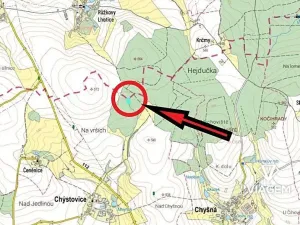 Prodej podílu lesa, Chýstovice, 669 m2