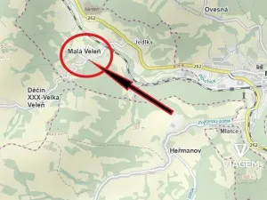 Prodej zahrady, Malá Veleň, 283 m2