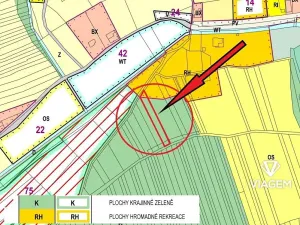 Prodej podílu zahrady, Osvětimany, 368 m2