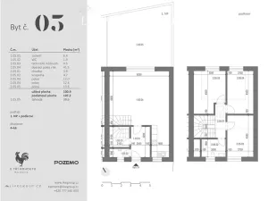 Prodej bytu 4+kk, Ivančice, 107 m2