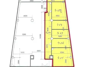 Pronájem kanceláře, Brno, Jánská, 166 m2