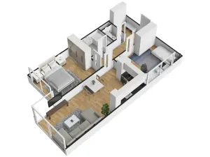 Prodej bytu 3+kk, Čebín, 64 m2