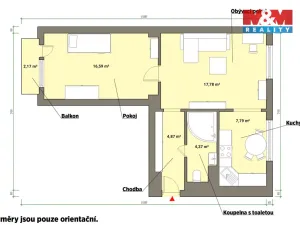 Prodej bytu 2+1, Habartov, Dělnická, 51 m2