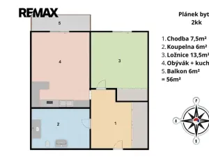 Pronájem bytu 2+kk, Praha - Modřany, Československého exilu, 50 m2