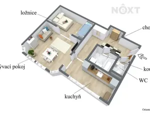 Prodej apartmánu, Vejprty, Moskevská, 53 m2