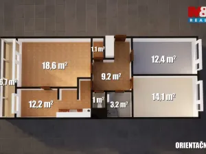 Prodej bytu 3+1, Praha - Chodov, Láskova, 74 m2