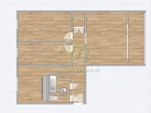Prodej bytu 3+1, Rokycany, Litohlavská, 70 m2