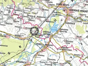 Prodej podílu komerčního pozemku, Moravský Písek, 774 m2