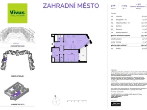 Prodej bytu 2+kk, Praha - Záběhlice, Želivecká, 60 m2