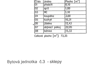 Prodej bytu 3+1, Praha - Ruzyně, Vlastina, 73 m2