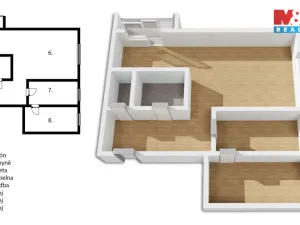 Prodej bytu 3+1, Frýdek-Místek - Místek, Bezručova, 66 m2