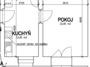 Pronájem bytu 2+kk, Praha - Nové Město, Dlážděná, 49 m2