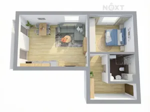 Prodej bytu 2+kk, Lavičky, 57 m2