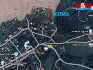 Prodej pozemku pro bydlení, Chlístovice, 1000 m2