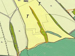 Dražba pozemku, Česká Kamenice, 5161 m2