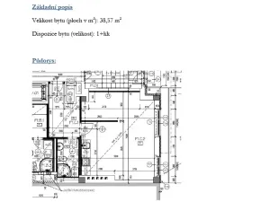 Pronájem bytu 1+kk, Praha - Vršovice, Karpatská, 38 m2