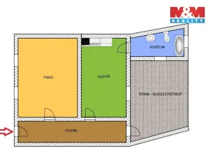 Prodej rodinného domu, Labské Chrčice, 68 m2