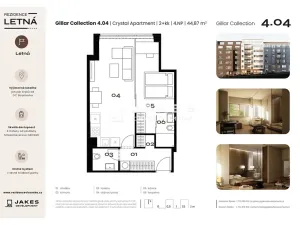 Prodej bytu 2+kk, Praha, 45 m2