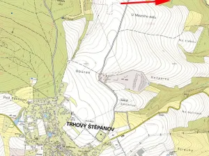 Prodej louky, Trhový Štěpánov, 372 m2