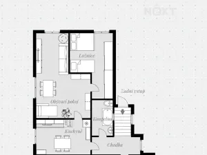 Prodej bytu 2+1, Zahájí, 58 m2