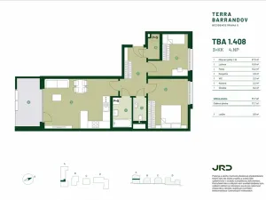 Prodej bytu 3+kk, Praha - Hlubočepy, Silurská, 78 m2