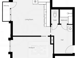Pronájem bytu 2+kk, Praha - Dejvice, náměstí Bořislavka, 39 m2