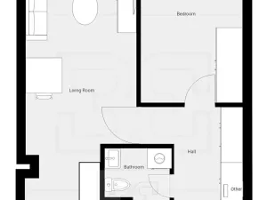 Pronájem bytu 2+kk, Praha - Háje, Tatarkova, 43 m2