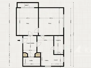 Prodej bytu 2+1, Praha - Košíře, Píseckého, 80 m2