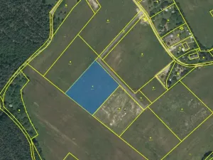 Prodej zahrady, Tymákov, 5435 m2