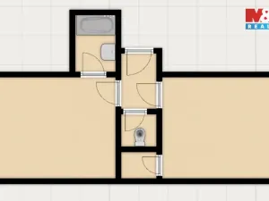 Prodej bytu 2+kk, Praha - Nusle, Na výsledku II, 43 m2