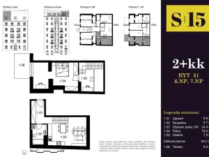 Prodej bytu 2+kk, Praha - Smíchov, Strakonická, 72 m2