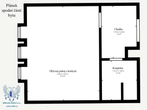Pronájem bytu 1+kk, Praha - Vršovice, Bartoškova, 35 m2