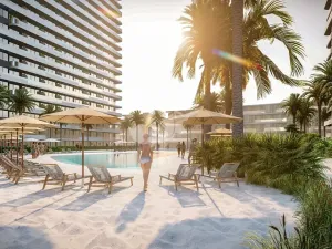 Prodej bytu 1+kk, Trikomo, Kypr, 39 m2