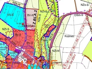 Dražba louky, Mladá Vožice, 26557 m2