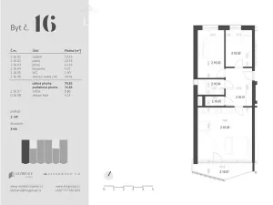 Prodej bytu 3+kk, Zbýšov, čtvrť Padělky, 74 m2
