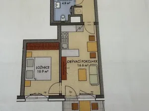 Pronájem bytu 2+kk, Praha - Dolní Měcholupy, Honzíkova, 43 m2