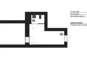 Pronájem kanceláře, Brno - Staré Brno, Zahradnická, 32 m2