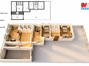 Prodej bytu 4+1, Pardubice - Zelené Předměstí, Hronovická, 140 m2