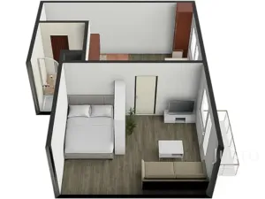 Prodej bytu 1+1, Písek, třída Přátelství, 38 m2