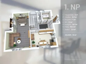 Prodej rodinného domu, Hořice, Raisova, 130 m2