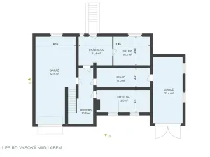 Prodej rodinného domu, Vysoká nad Labem, 280 m2