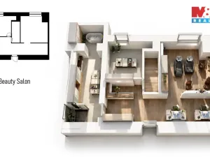 Pronájem obchodního prostoru, Praha - Staré Město, náměstí Curieových, 75 m2