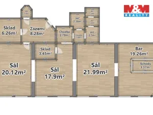 Prodej obchodního prostoru, Plzeň - Jižní Předměstí, Klatovská třída, 111 m2