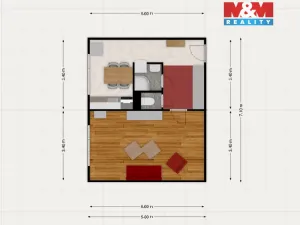 Prodej bytu 1+1, Nová Role, Svobodova, 39 m2