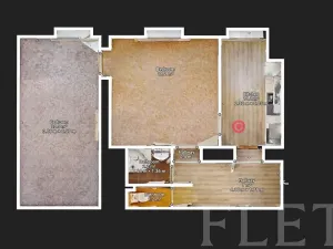 Pronájem bytu 2+1, Praha - Žižkov, Loudova, 61 m2