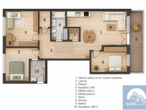 Prodej bytu 4+kk, Praha - Hostivař, Rižská, 109 m2