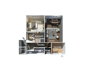 Prodej rodinného domu, Holice, Vrchlického, 100 m2