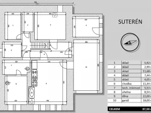 Prodej rodinného domu, Žandov, 289 m2